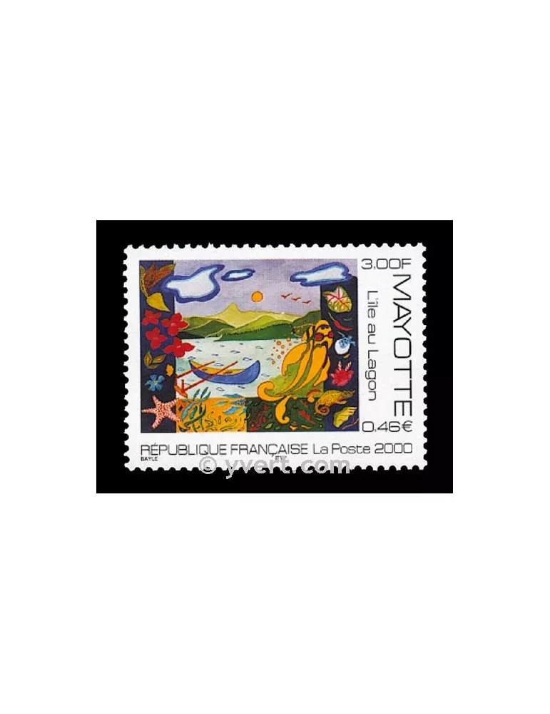 n° 84 - Timbre Mayotte Poste