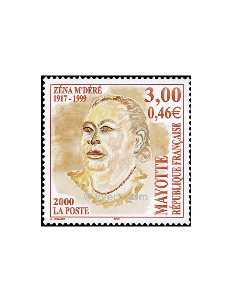n° 89 - Timbre Mayotte Poste