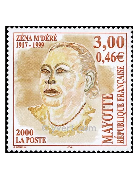 n° 89 - Timbre Mayotte Poste