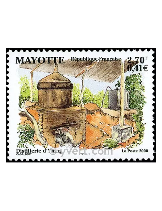 n° 90 - Timbre Mayotte Poste