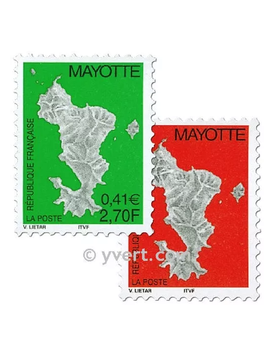 n° 96/97 - Timbre Mayotte Poste