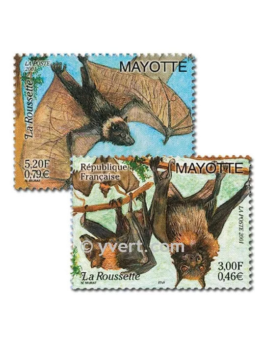 n° 104/105 (BF 5) - Timbre Mayotte Poste