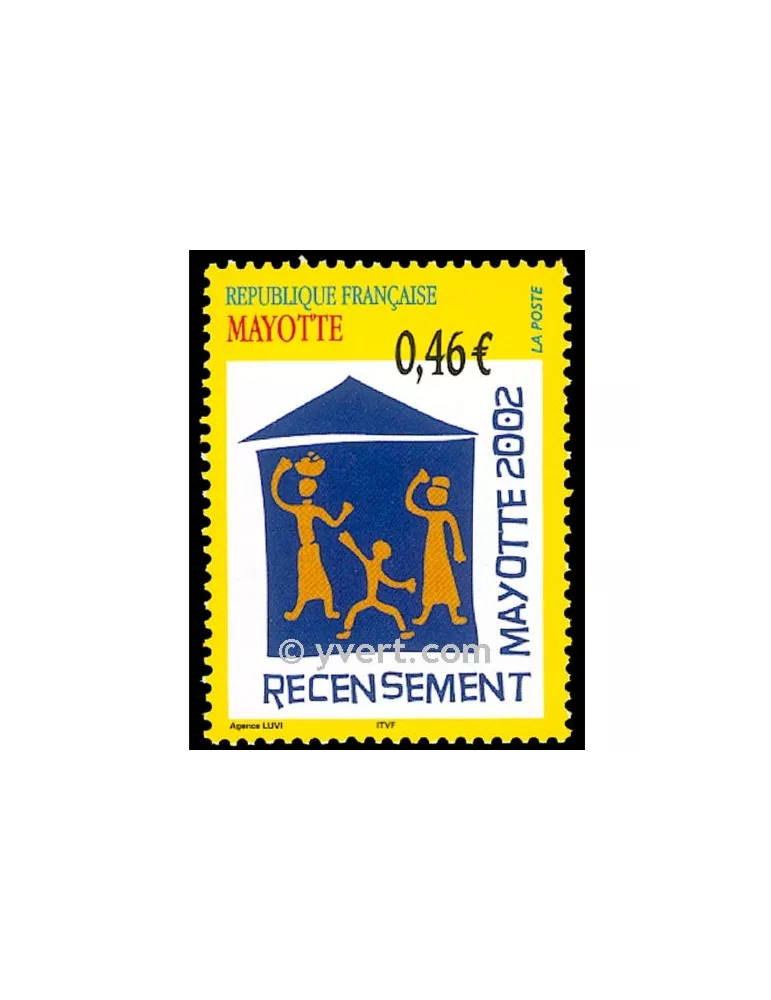 n° 132 - Timbre Mayotte Poste