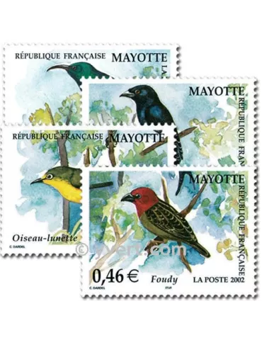 n° 134/137 - Timbre Mayotte Poste