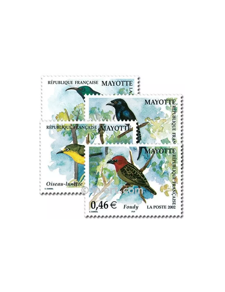 n° 134/137 - Timbre Mayotte Poste