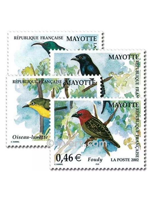 n° 134/137 - Timbre Mayotte Poste