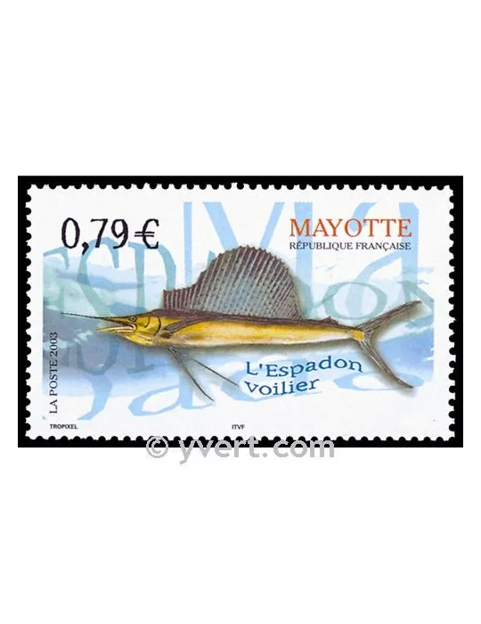 n° 143 - Timbre Mayotte Poste