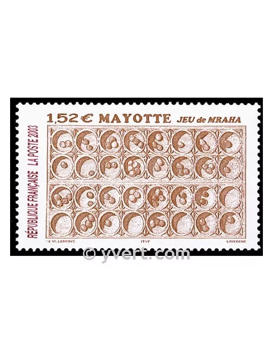 n° 145 - Timbre Mayotte Poste