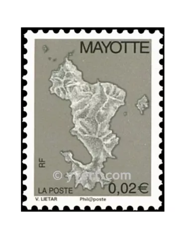 n°151a - Timbre Mayotte Poste