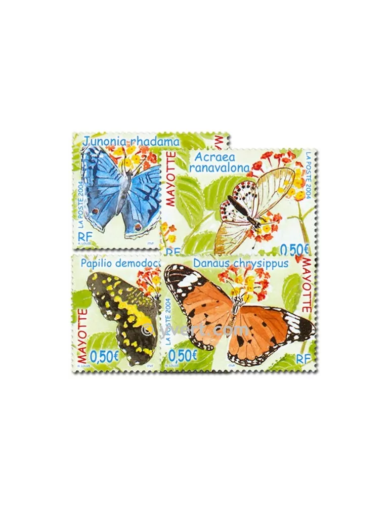 n° 154/157 - Timbre Mayotte Poste