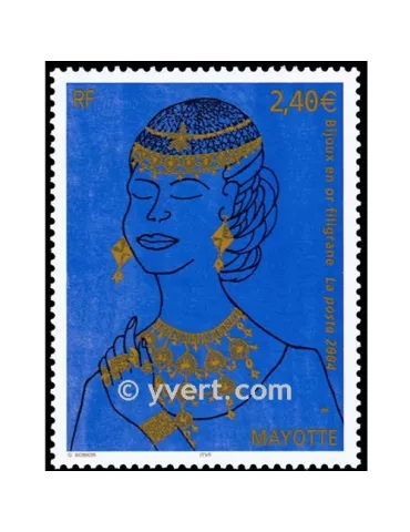 n° 163 - Timbre Mayotte Poste