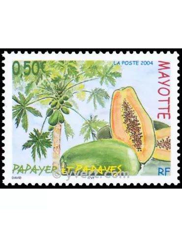 n° 164 - Timbre Mayotte Poste