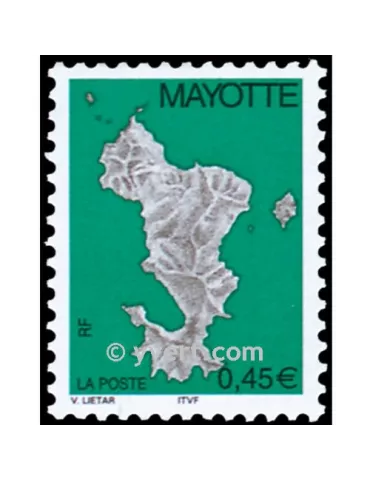 n° 165 - Timbre Mayotte Poste