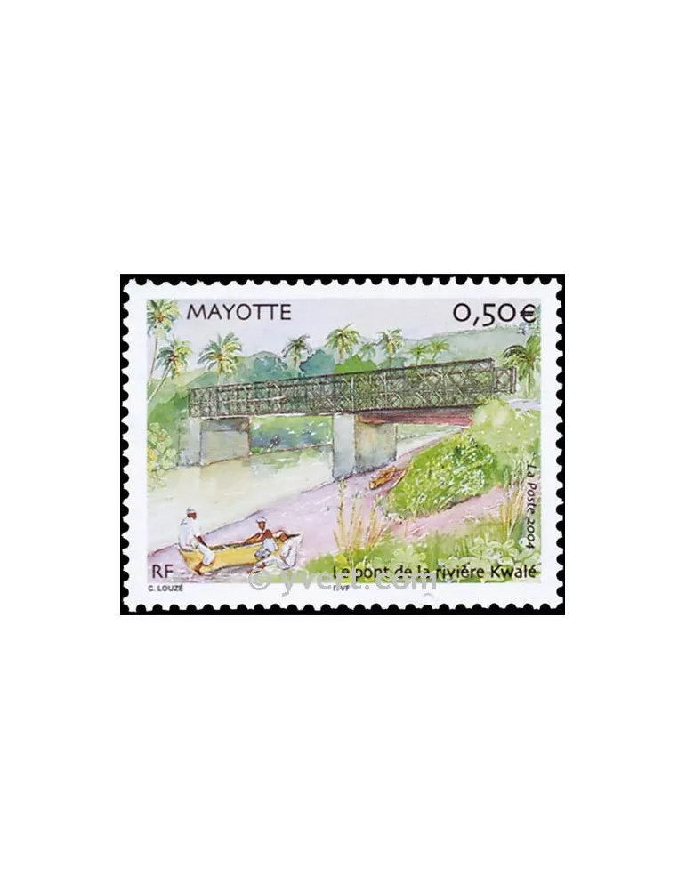 n° 166 - Timbre Mayotte Poste