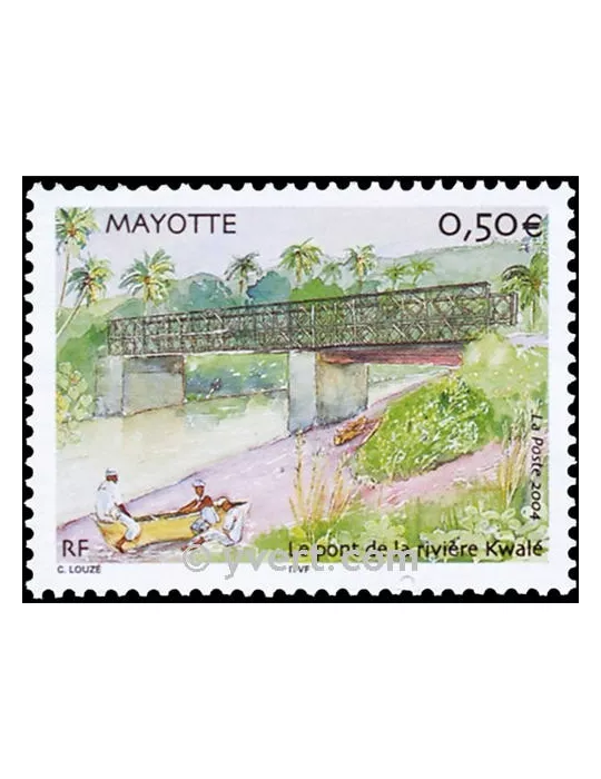 n° 166 - Timbre Mayotte Poste