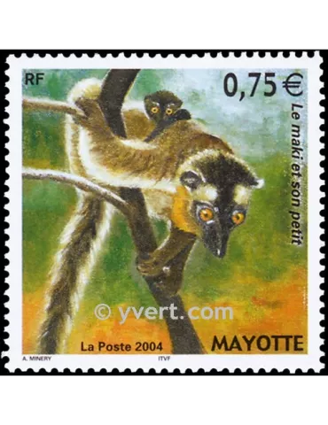 n° 167 - Timbre Mayotte Poste