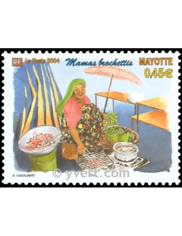 n° 168 - Timbre Mayotte Poste