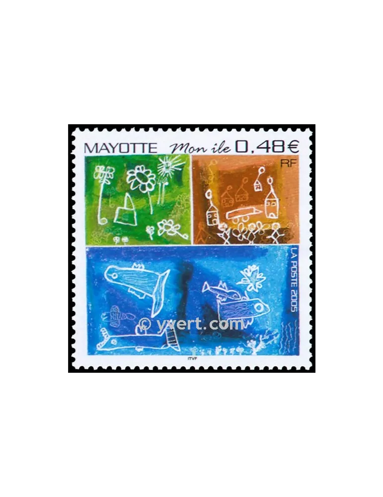 n° 178 - Timbre Mayotte Poste