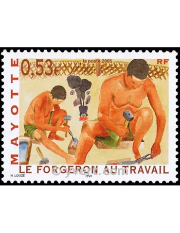 n° 182 - Timbre Mayotte Poste