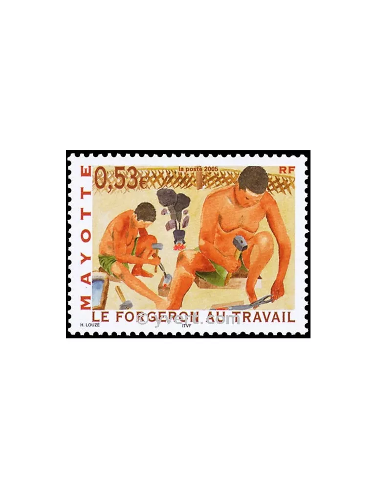 n° 182 - Timbre Mayotte Poste