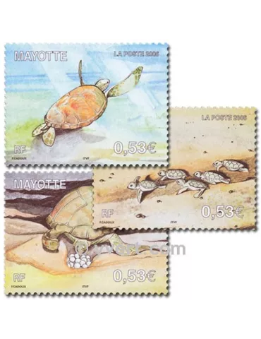 n° 184/186 - Timbre Mayotte Poste
