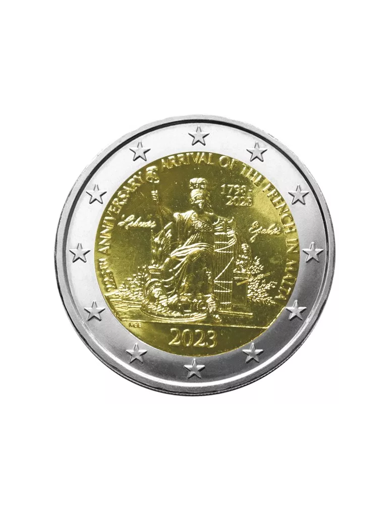 BU : 2 EURO COMMEMORATIVE 2023 : MALTE (Napoléon Bonaparte)
