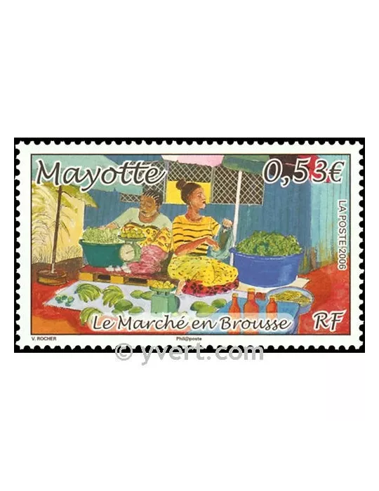 n° 189 - Timbre Mayotte Poste