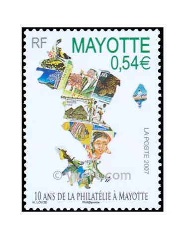 n° 194 - Timbre Mayotte Poste