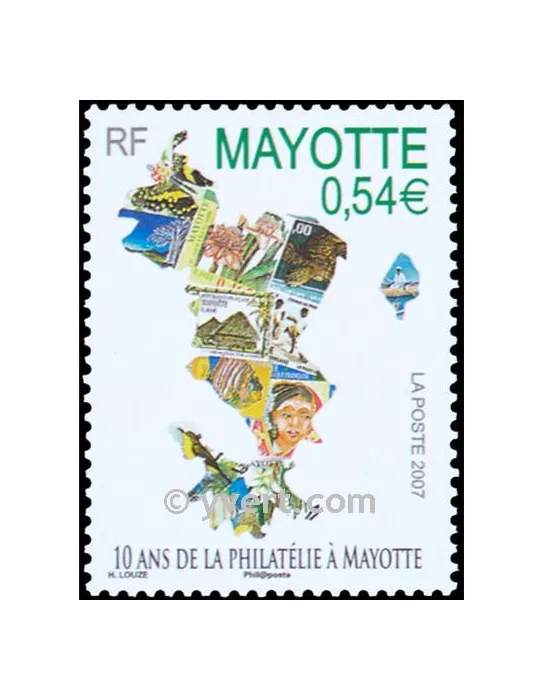 n° 194 - Timbre Mayotte Poste
