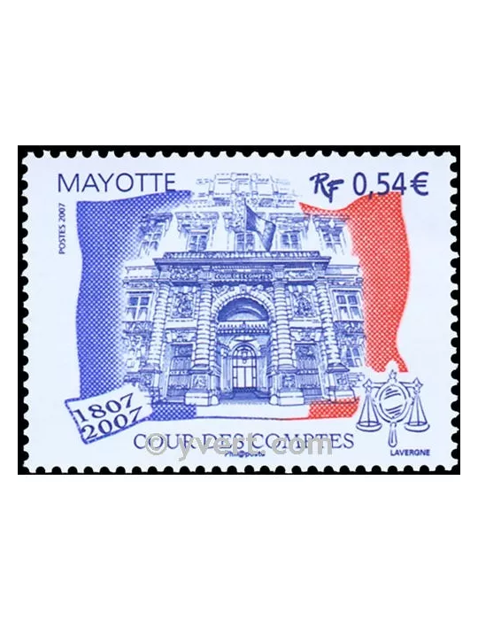 n° 196 - Timbre Mayotte Poste