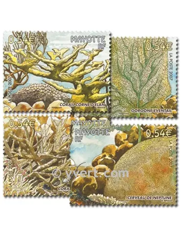n° 200/203 - Timbre Mayotte Poste