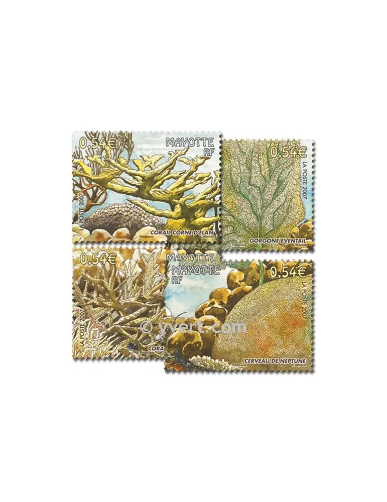 n° 200/203 - Timbre Mayotte Poste