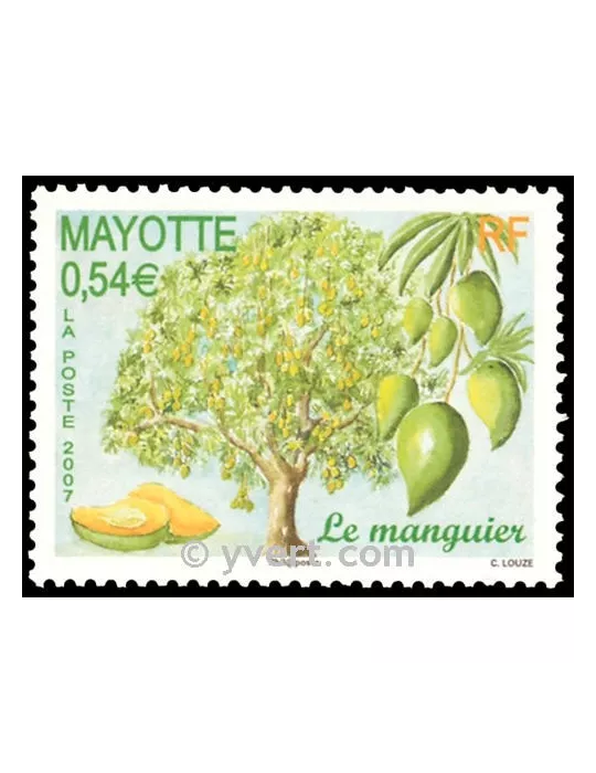 n° 205 - Timbre Mayotte Poste