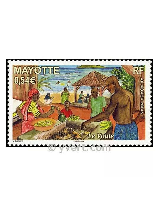 n° 207 - Timbre Mayotte Poste
