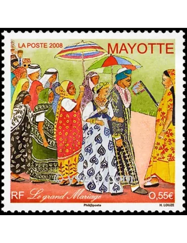 n° 215 - Timbre Mayotte Poste
