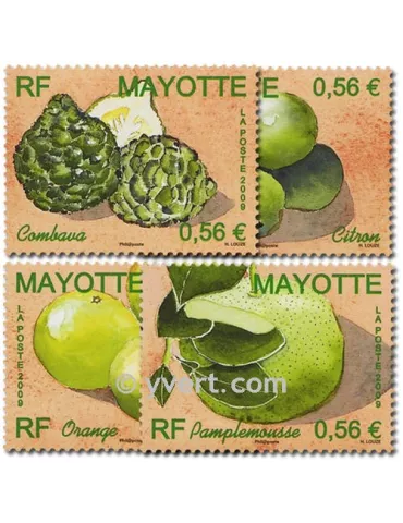 n° 224/227 - Timbre Mayotte Poste