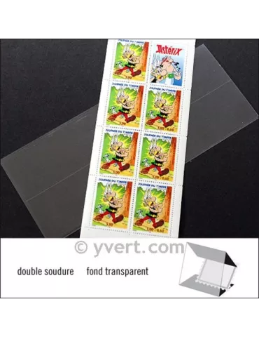Pochettes double soudure - Lxh:186x72mm (Fond transparent) 2