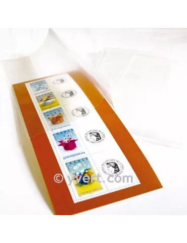 Pochettes double soudure - Lxh:87x201mm (Fond transparent) 2