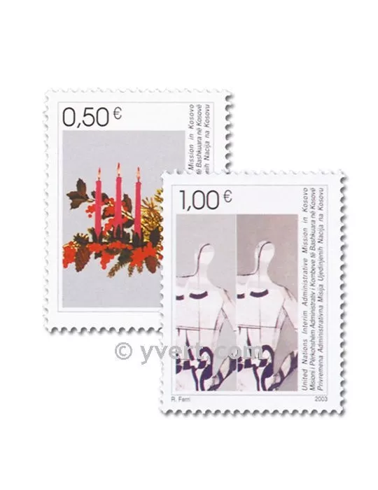 n° 16/17 - Timbre Kosovo - ONU Poste