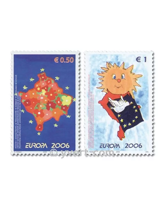 n° 43/44 - Timbre Kosovo - ONU Poste