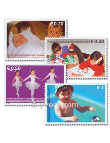 n° 50/53 - Timbre Kosovo - ONU Poste