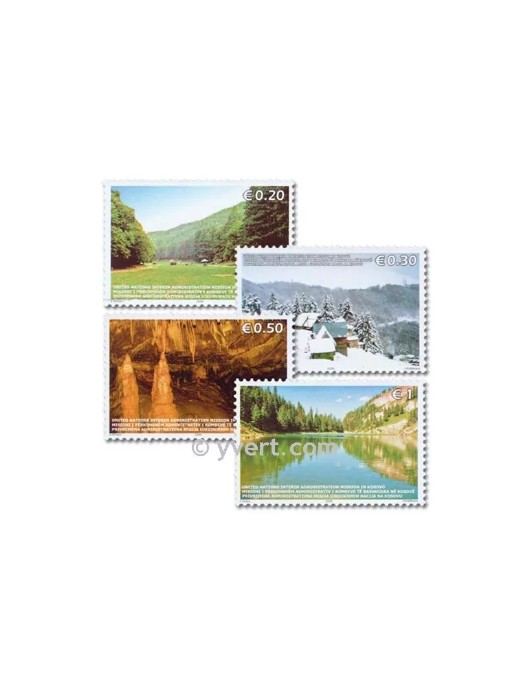 n° 54/57 - Timbre Kosovo - ONU Poste