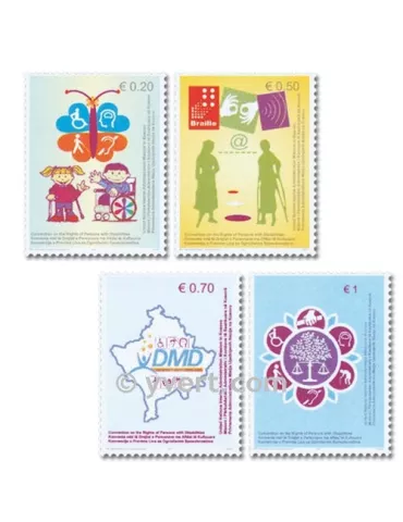 n° 64/67 - Timbre Kosovo - ONU Poste