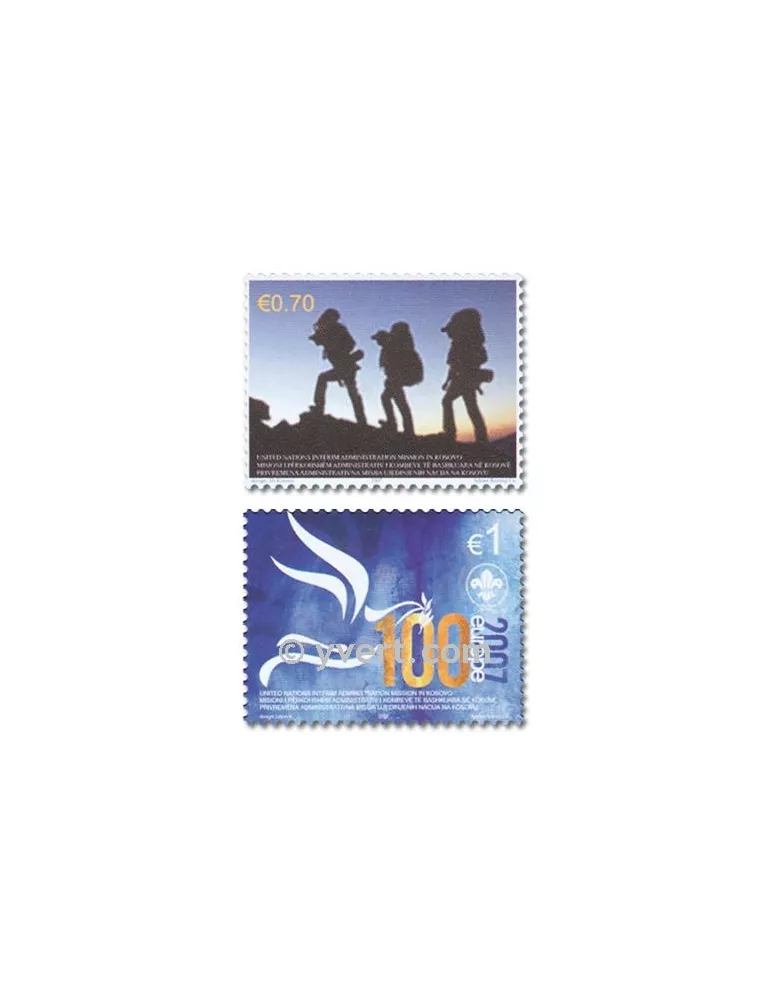 n° 68/69 - Timbre Kosovo - ONU Poste