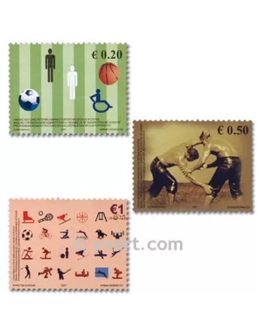 n° 83/85 - Timbre Kosovo - ONU Poste