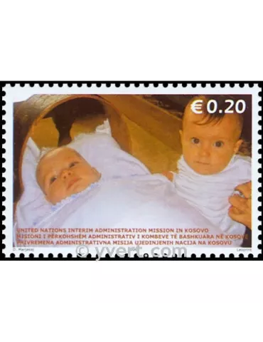 n° 2 - Timbre Kosovo - ONU Blocs et feuillets