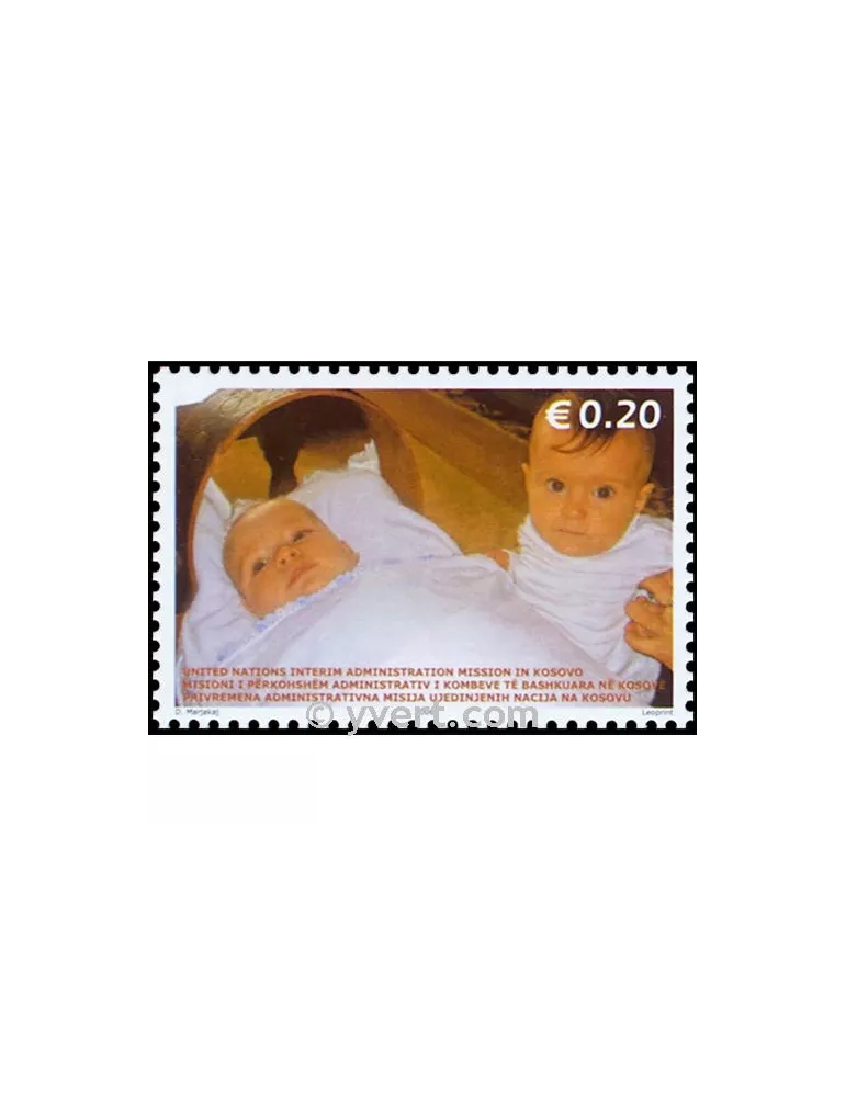 n° 2 - Timbre Kosovo - ONU Blocs et feuillets