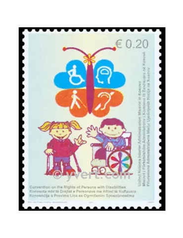 n° 5 - Timbre Kosovo - ONU Blocs et feuillets