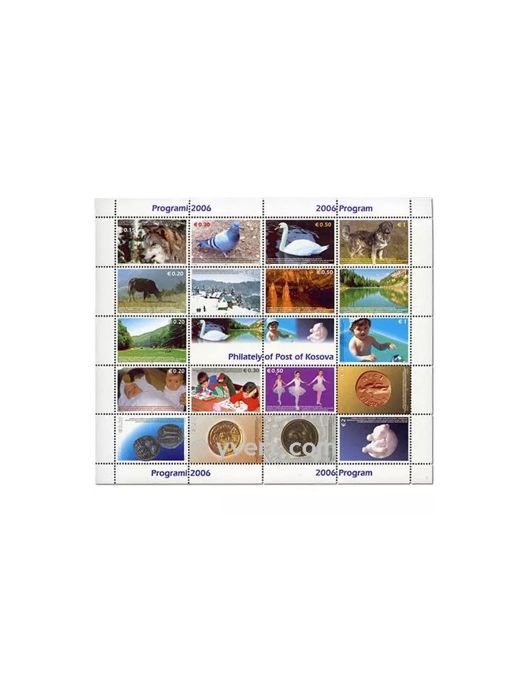 n° 5bis - Timbre Kosovo - ONU Blocs et feuillets