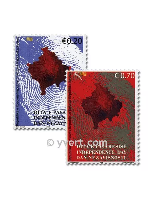 n° 3/4 - Timbre Kosovo Poste